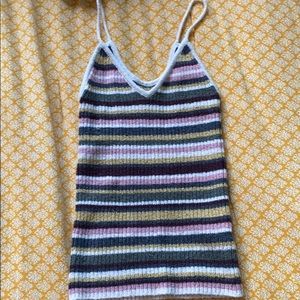 American Eagle Striped Tank
